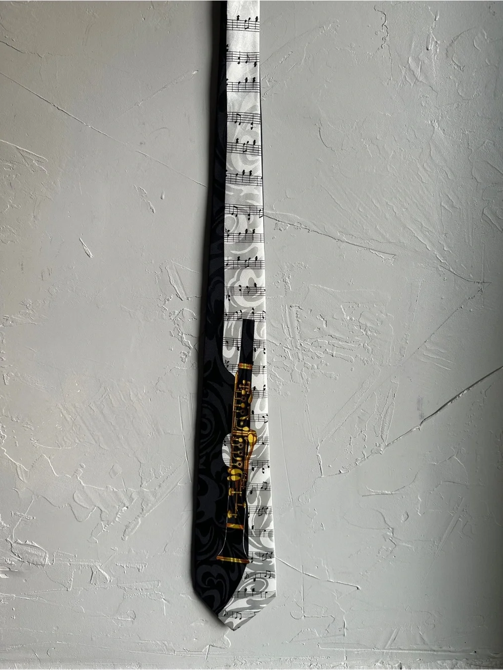 Stephen Harris Handmade Clarinet Necktie Tie Music Teacher‎ Band Director Jazz